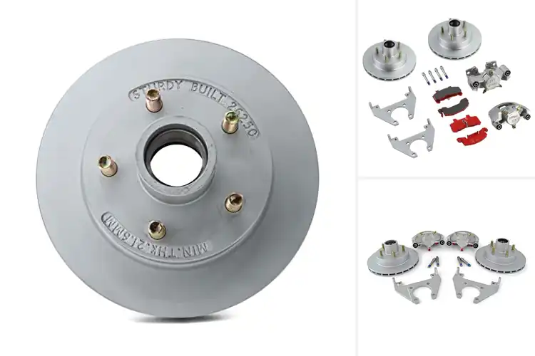 Detailed view of Best 10 Inch Hub And Rotor Sets for Safe Trailering