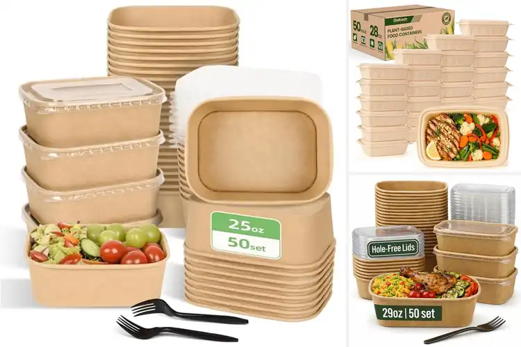 Detailed view of Best Disposable Meal Prep Containers