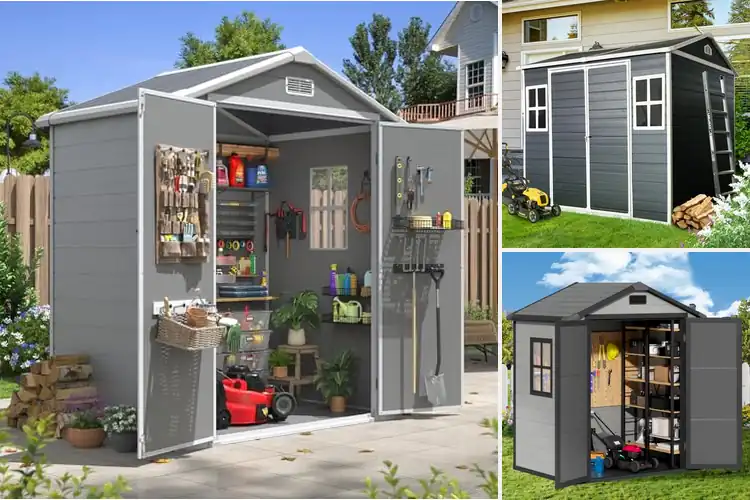 Detailed view of Best Durable Resin Outdoor Sheds: Keep Tools Safe & Dry