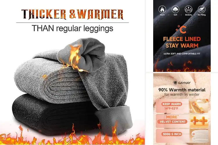 Detailed view of Best Fleece Lined Leggings