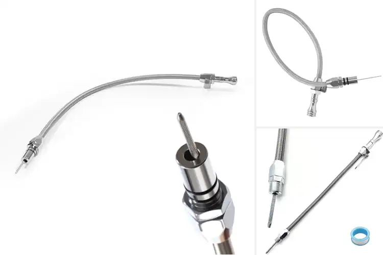Detailed view of Best Flexible Tube Dipstick Installation