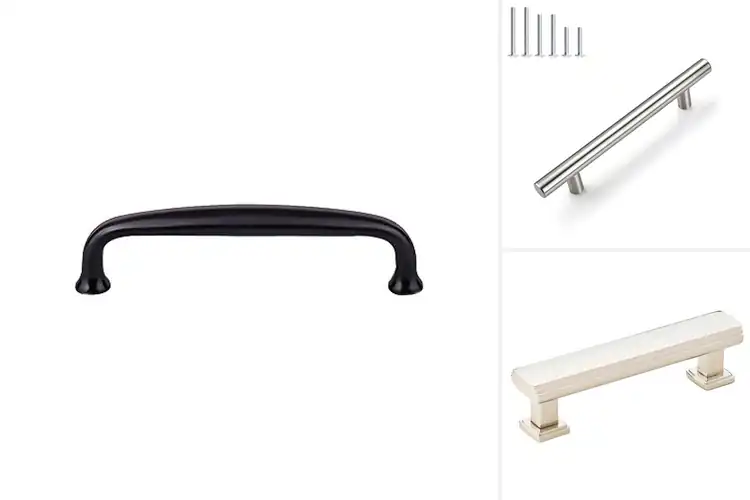 Detailed view of Best Four Finishes Center Bar Pulls