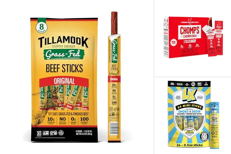 Detailed view of Best Gluten Free Beef Sticks: Tasty, Healthy & Convenient