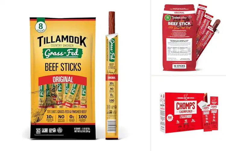 Detailed view of Best Grass Fed Beef Sticks: The Ultimate Clean Keto Snack