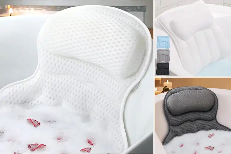 Detailed view of Best Machine Washable Bath Pillows