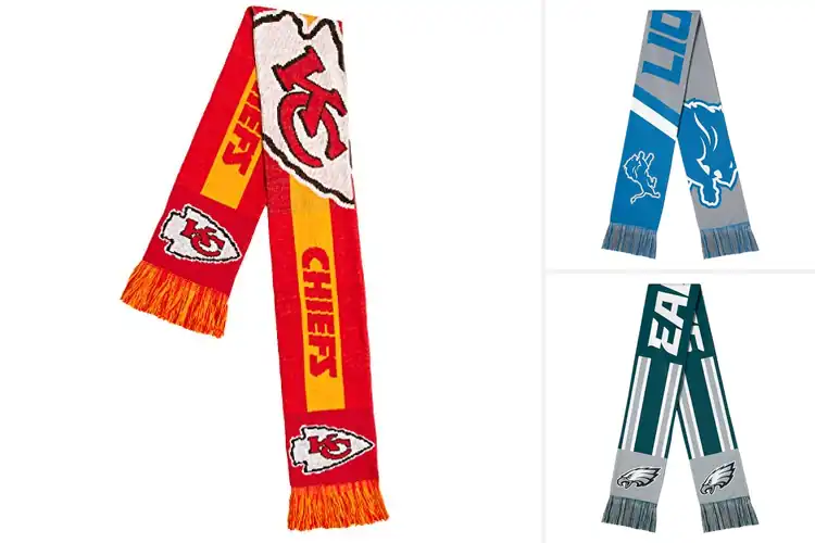 Detailed view of Best NFL Team Scarves: Warm & Stylish Team Spirit