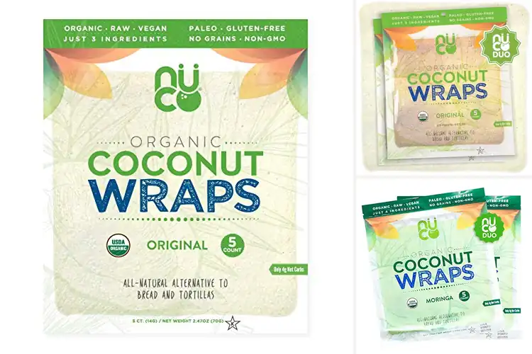 Detailed view of Best Paleo Coconut Wraps