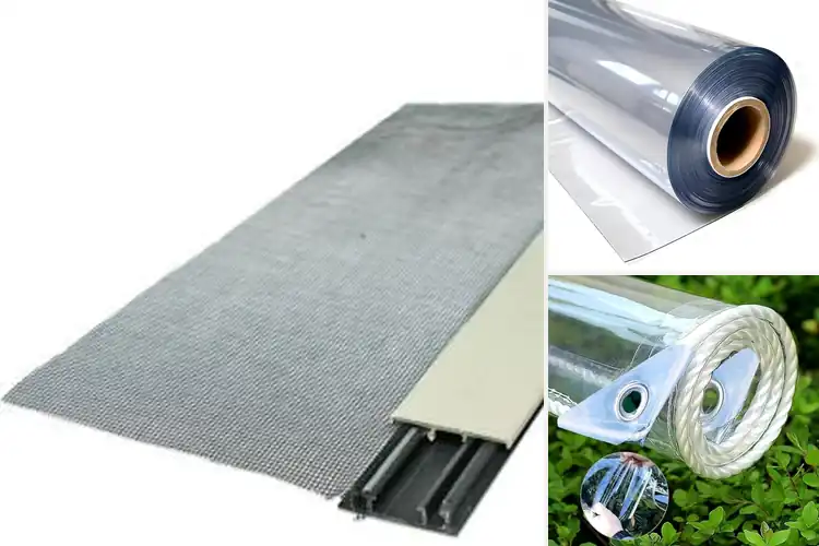 Detailed view of Best Porch Enclosure Materials