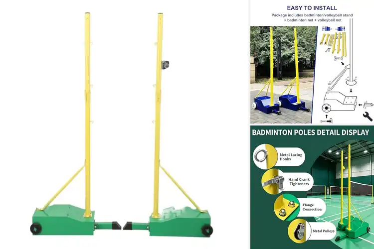 Detailed view of Best Portable Badminton Poles