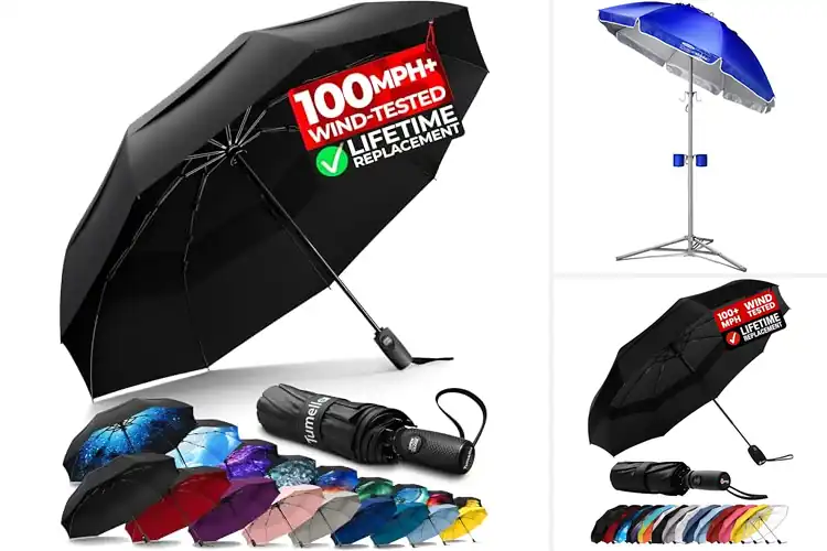 Detailed view of Best Portable Umbrellas: Stay Dry & Comfortable Anywhere