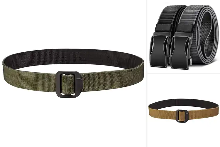 Detailed view of Best Reversible Tactical Belts