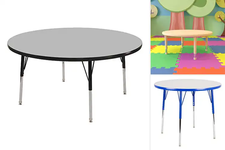Detailed view of Best Round Classroom Tables: Safe & Durable Picks for Kids