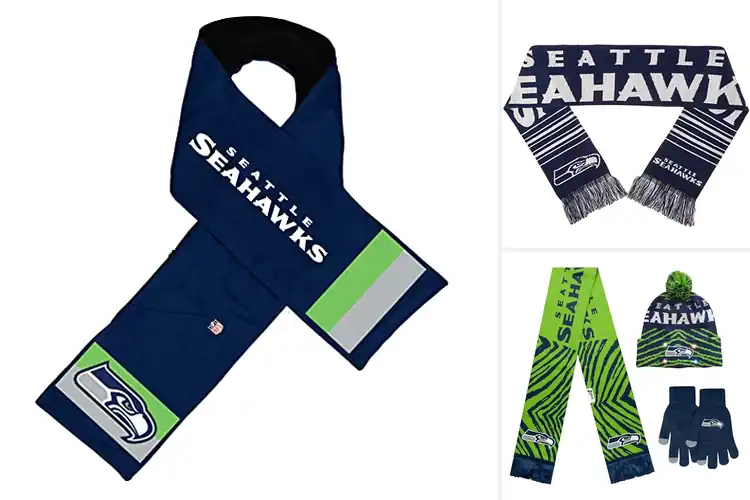 Detailed view of Best Seattle Seahawks Scarves