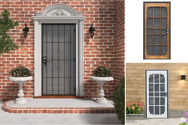 Detailed view of Best Security Doors