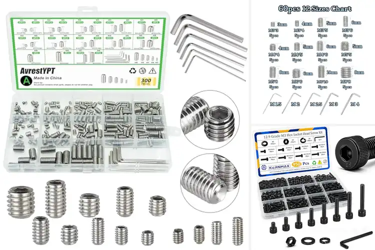 Detailed view of Best Socket Screws: Top Kits for DIY Projects & Repairs