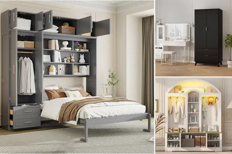 Detailed view of Best Stable MDF Construction Wardrobe