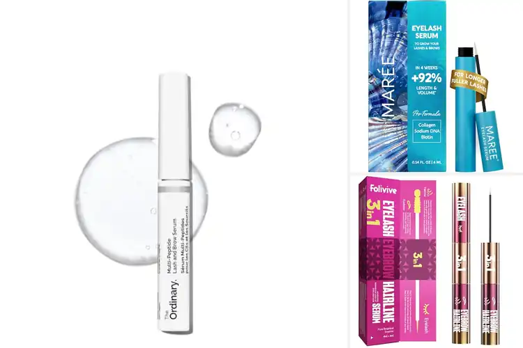 Detailed view of Best Twice Daily Lash Brow Serum Application