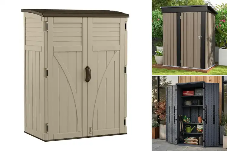 Detailed view of Best Vertical Outdoor Storage Sheds