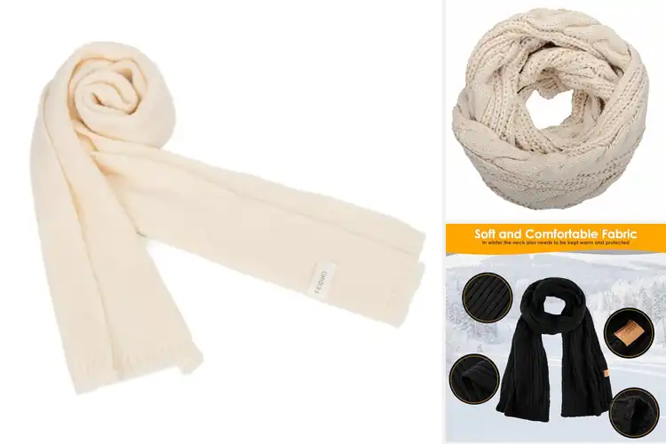 Detailed view of Best Warm Acrylic Scarves