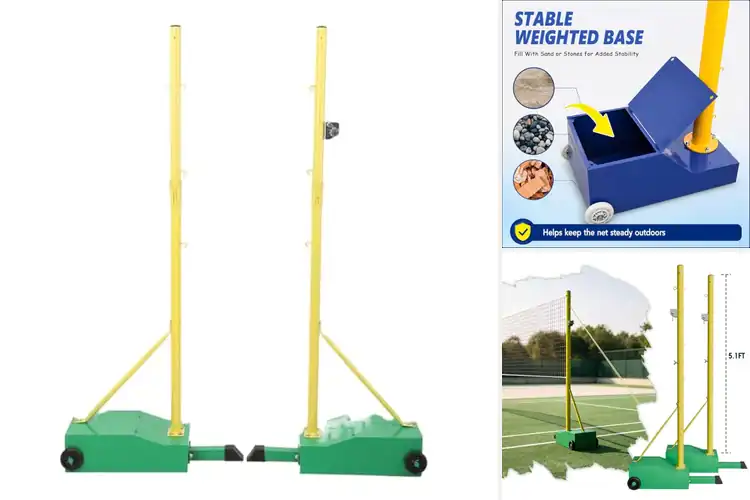 Detailed view of Best Wheeled Badminton Poles: Top 10 Portable & Sturdy Picks