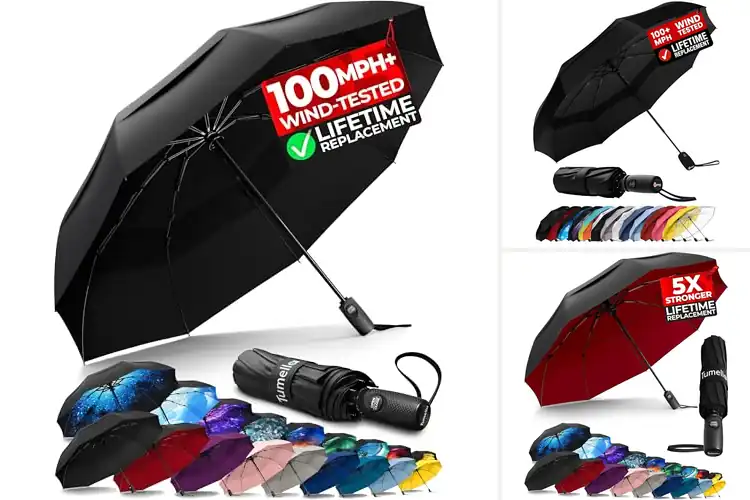 Detailed view of Best Wind Resistant Umbrellas
